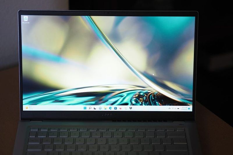 Acer Swift 3 front view showing display.