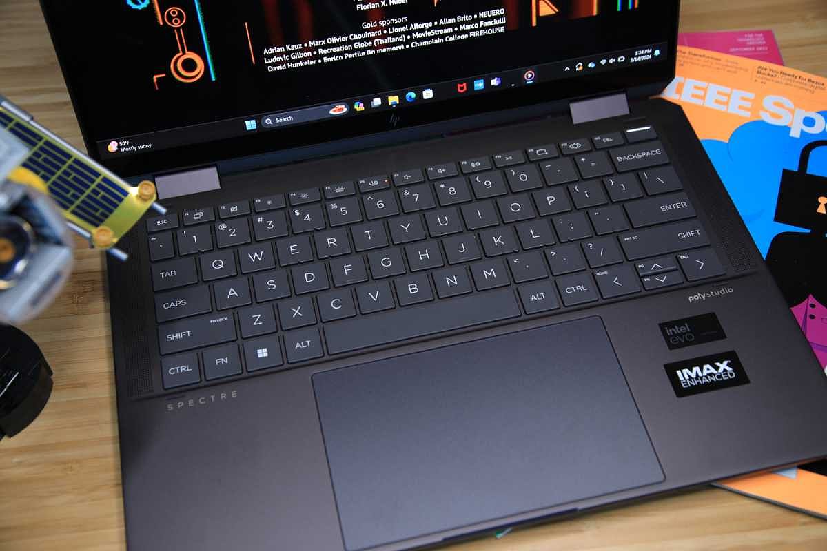 HP Spectre x360 keyboard